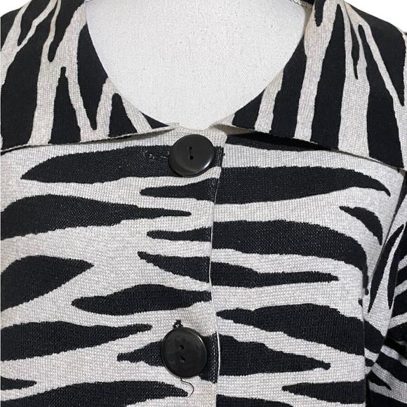 Chicos Evening Caves Dara Cardigan Sweater Cardigan pat -  size 2 - Picture 2 of 7